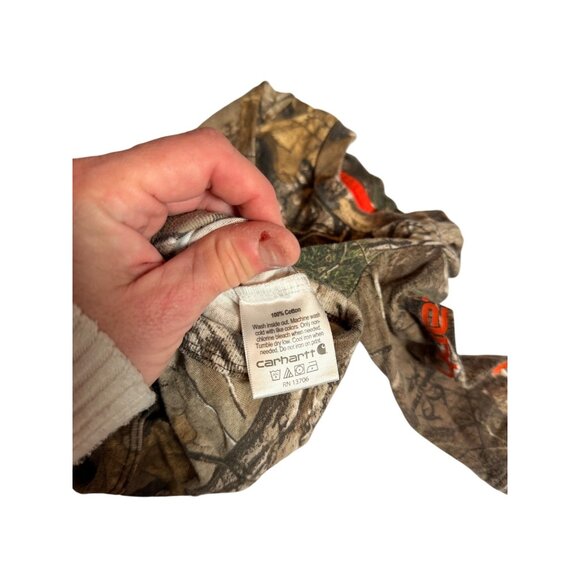 Carhartt Realtree Camo Infant Bodysuit Long Sleeve Hunting Outdoors Baby Clothin - Picture 7 of 11